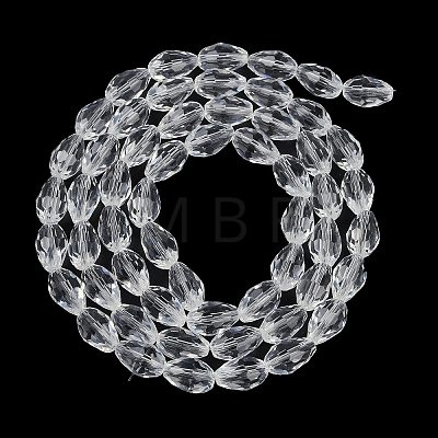 Transparent Glass Beads Strands EGLA-N013-T6mm-D01-1