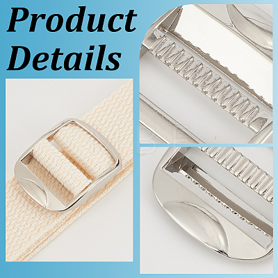 10Pcs Rectangle Alloy Buckles FIND-CY0002-23P-1