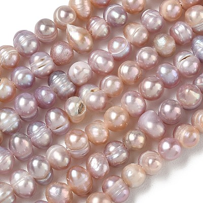 Natural Cultured Freshwater Pearl Beads Strands PA-CBAC463-12-1