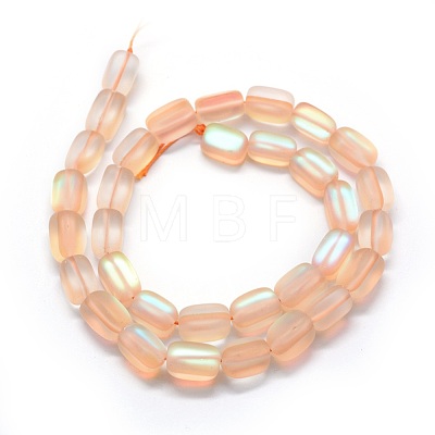 Synthetic Moonstone Beads Strands G-E503F-A06-1