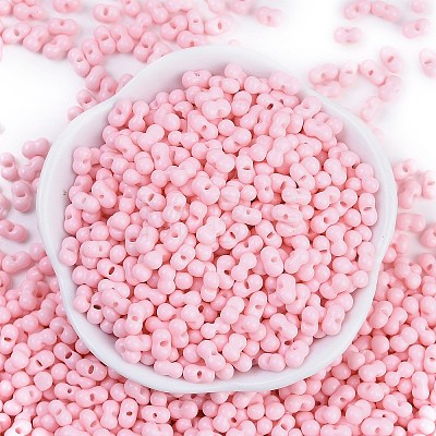 Baking Paint Glass Seed Beads SEED-K010-A17-1