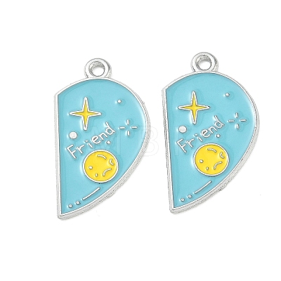 Alloy Enamel Pendants AL-CBA292F-01F-P-1