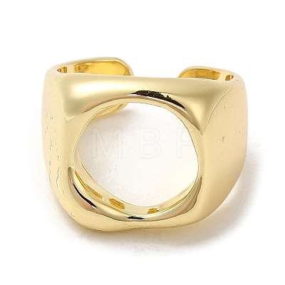 Brass Open Cuff Rings RJEW-Q778-09G-1