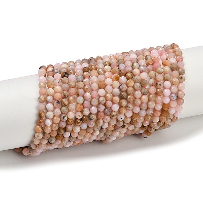 Natural Peruvian Pink Opal Beads Strands G-D304-02-4mm-1