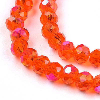Electroplate Glass Beads Strands EGLA-A034-T2mm-L29-1