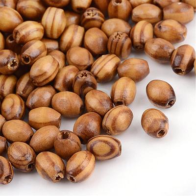Natural Wood Beads WOOD-S663-10-1