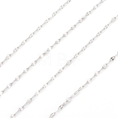 Handmade 304 Stainless Steel Dapped Chains CHS-D026-16I-P-1