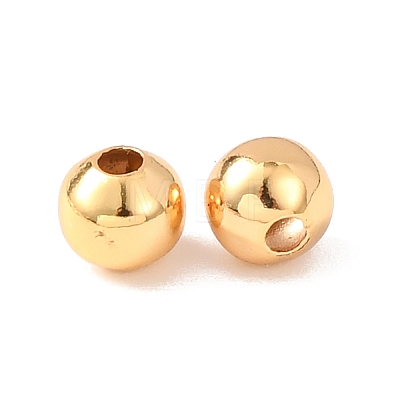 Brass Beads KK-C157-01C-G-1