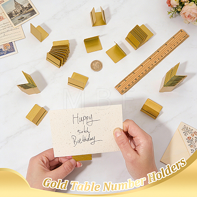 50Pcs Stainless Steel Label Display Holder AJEW-WA0003-35-1