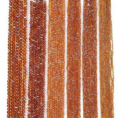 Electroplate Glass Beads Strands EGLA-A044-T4mm-L04-1