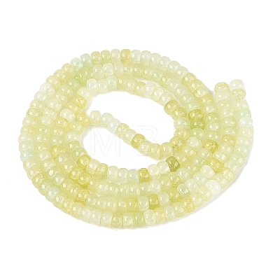 Ombre Effect Dyed Glass Beads Strands GLAA-Q106-05A-A05-1