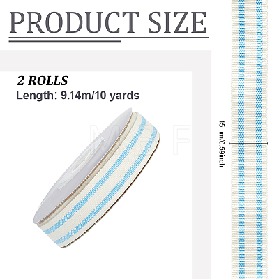 Cotton Ribbons OCOR-WH0008-076D-1