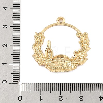 Thanksgiving Day Alloy Enamel Pendants FIND-Z064-03I-1