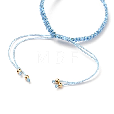 Adjustable Braided Polyester Cord Bracelet Making AJEW-JB00760-04-1