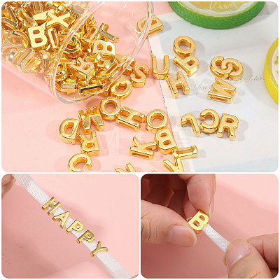 Metal Enlaced Plastic Slide Charms KY-CA0001-61-1