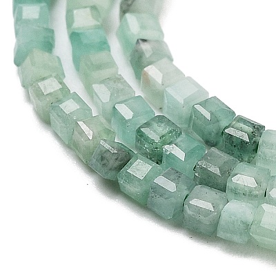 Natural Emerald Quartz Beads Strands G-H042-B32-01-1