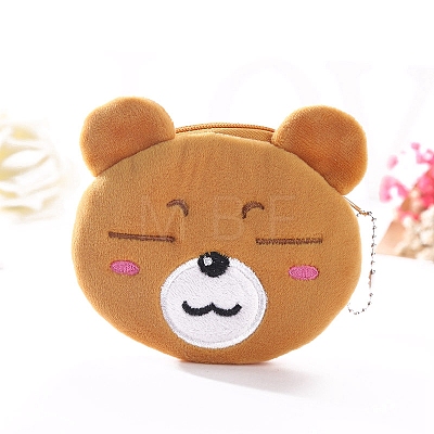 Bear Cartoon Style Cloth Wallets PW-WGBE701-01-1