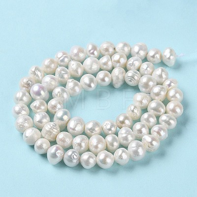 Natural Cultured Freshwater Pearl Beads Strands PEAR-E018-47-1