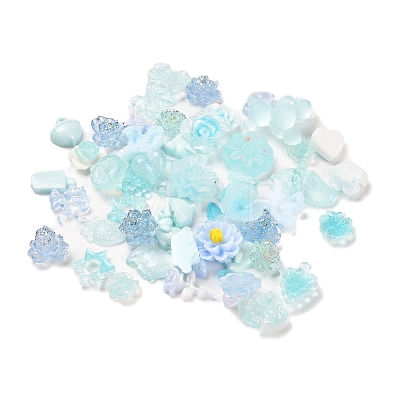 Luminous Resin Decoden Cabochons RESI-K036-05B-1