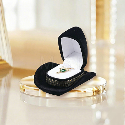 4Pcs Hat Velvet Jewelry Boxes VBOX-SC0001-01-1