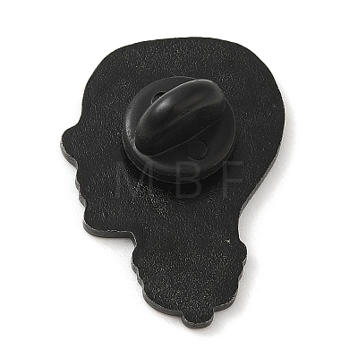 Black Alloy Brooches JEWB-I029-03EB-04-1