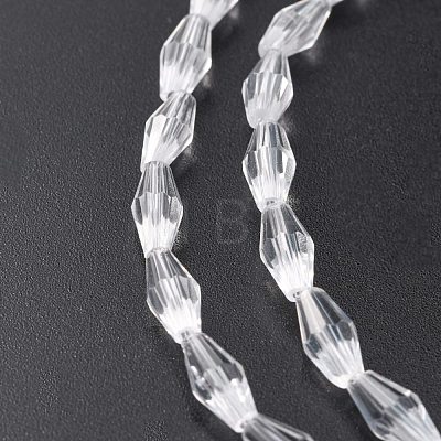 Glass Beads Strands X-GLAA-R026-8x4mm-15-1