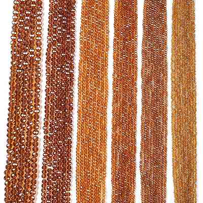 Electroplate Glass Beads Strands EGLA-A044-T4mm-A04-1