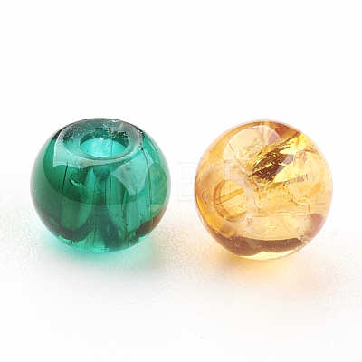 Baking Painted Crackle Glass Beads DGLA-X0006-4mm-08-1