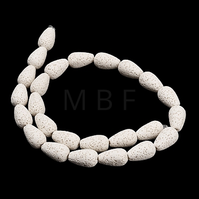Natural Lava Rock Beads Strands G-G347-03J-1