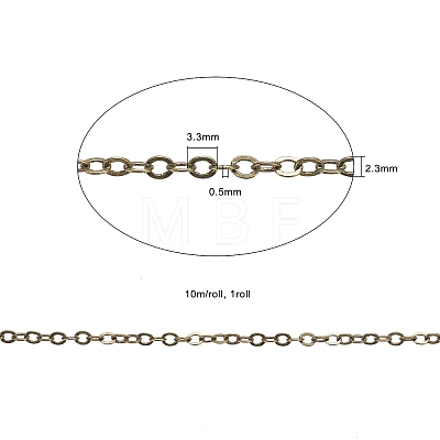 Brass Cable Chains CHC-CJ0001-22-1