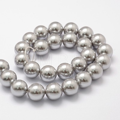 Shell Pearl Beads Strands BSHE-L026-05-12mm-1