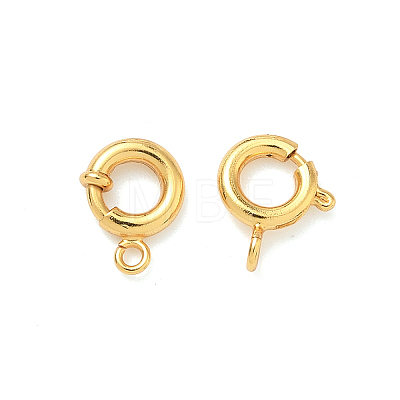 Brass Spring Ring Clasps KK-H532-24A-G-1