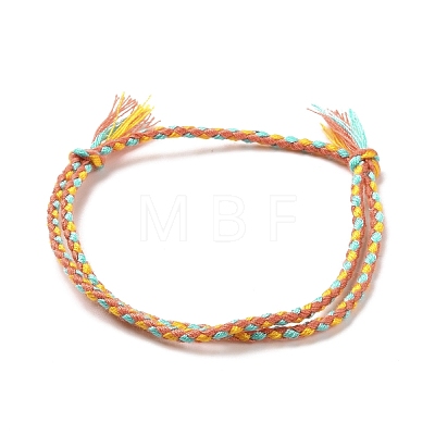 Polyester Braided Adjustable Cord Bracelet BJEW-A099-03-1
