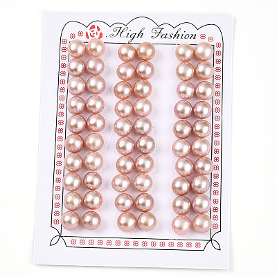 Grade 6A Natural Cultured Freshwater Pearl Beads PEAR-N018-6A-8590C-1