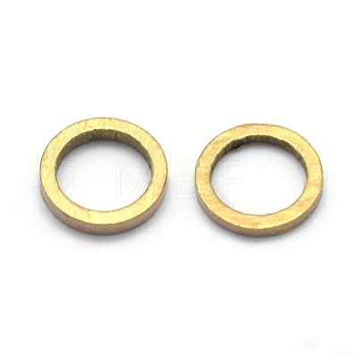 Brass Linking Rings KK-P119-20-6mm-RS-1