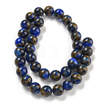 Synthetic Gold Clinquant Stone Beads Strands G-P549-A01-02-1