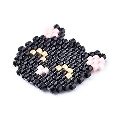Handmade Seed Beads Pendants SEED-I012-33B-1