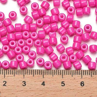 Baking Paint Pearlized Glass Seed Beads SEED-C001-04A-04-1