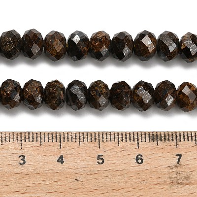 Natural Bronzite Beads Strands G-Z111-A25-1