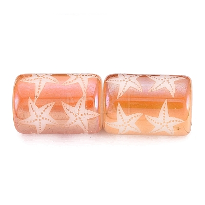 Electroplate Glass Beads EGLA-N026-02A-D01-1