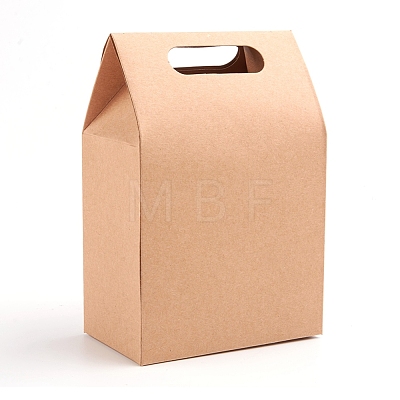 Rectangle Paper Bags with Handle and Clear Heart Shape Display Window CON-D006-01D-01-1