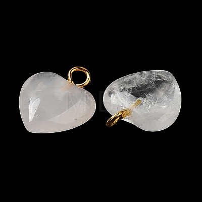 Natural Quartz Crystal Pendants G-E603-01G-10-1