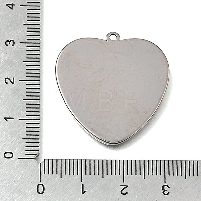 304 Stainless Steel Pendant Cabochon Settings STAS-F365-01E-P-1