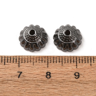 Tibetan Style Alloy Bead Caps K0PBB051-1