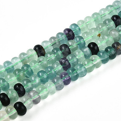 Natural Fluorite Beads Strands G-T139-56B-1