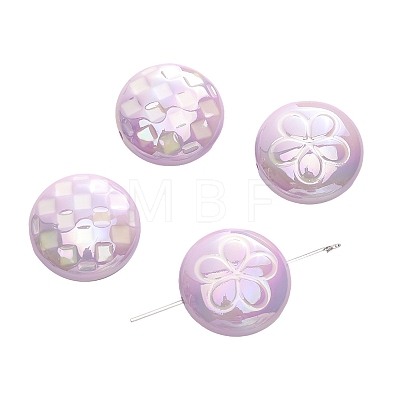 2Pcs UV Platings Acrylic Beads PW-WG8BB90-07-1