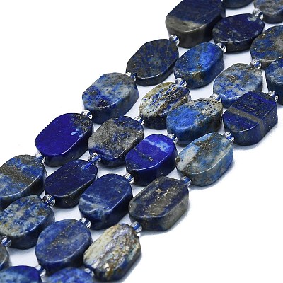 Natural Lapis Lazuli Beads Strands G-K245-J24-01-1