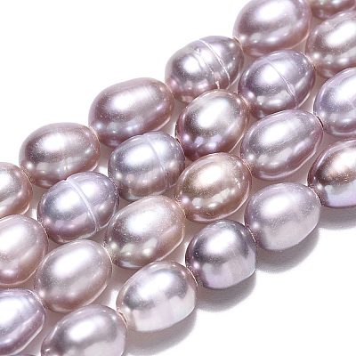 Natural Cultured Freshwater Pearl Beads Strands PEAR-N012-04O-1