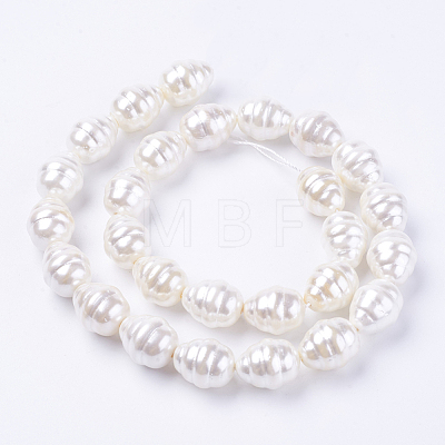 Shell Pearl Beads Strands BSHE-L035-D01-1