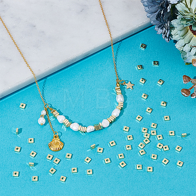 80Pcs Brass Spacer Beads KK-UN0005-10-1